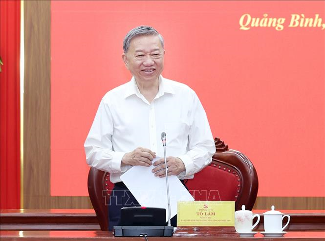 Tổng Bí thư Tô Lâm: Đòn bẩy chiến lược đưa Quảng Trị vươn lên trở thành cực tăng trưởng mới vùng Bắc Trung Bộ